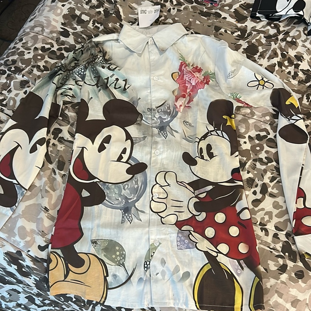 Mickey and Minnie, long sleeve shirt